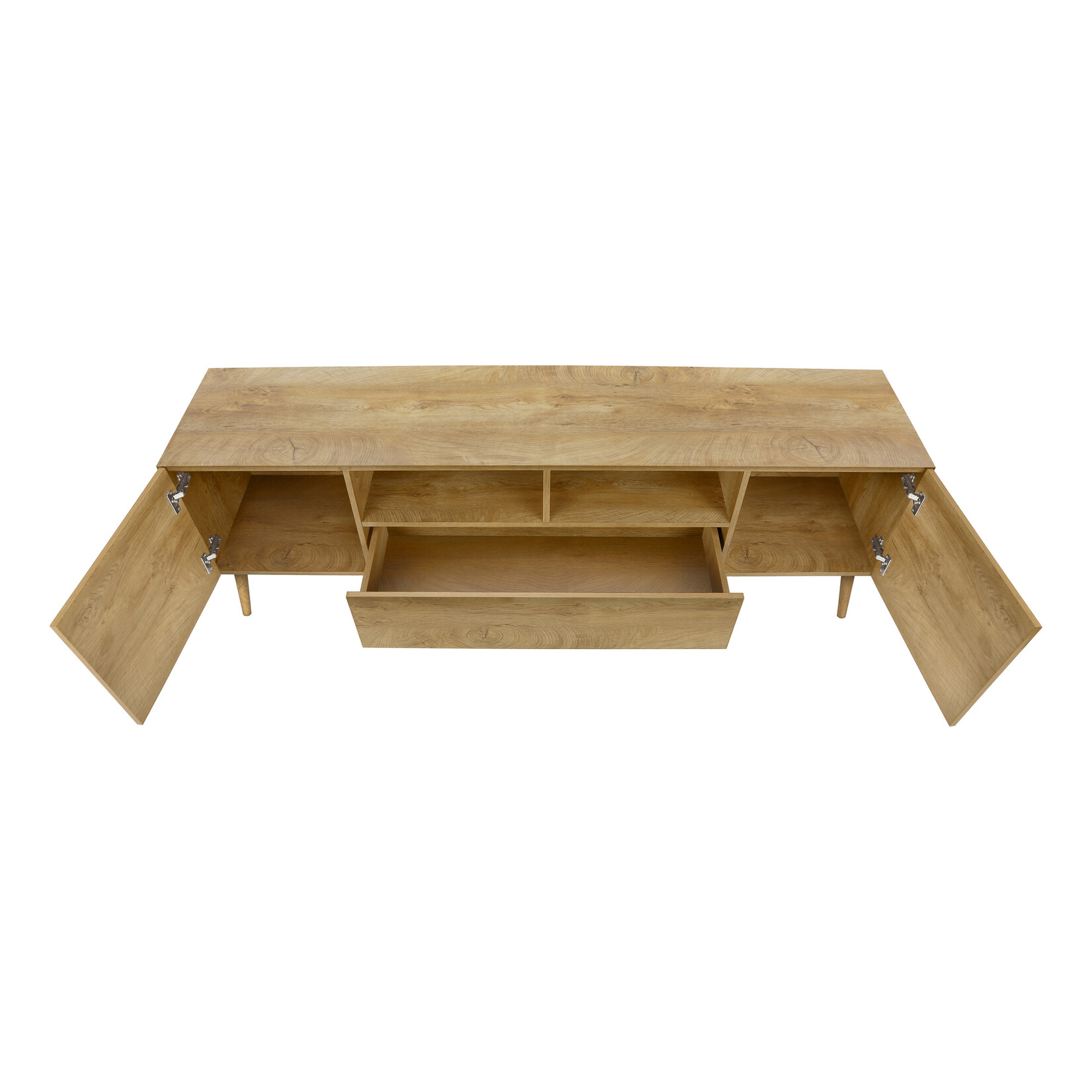 MEUBLE TV - 72"L / NOYER AVEC D'ENTREPOSAGE