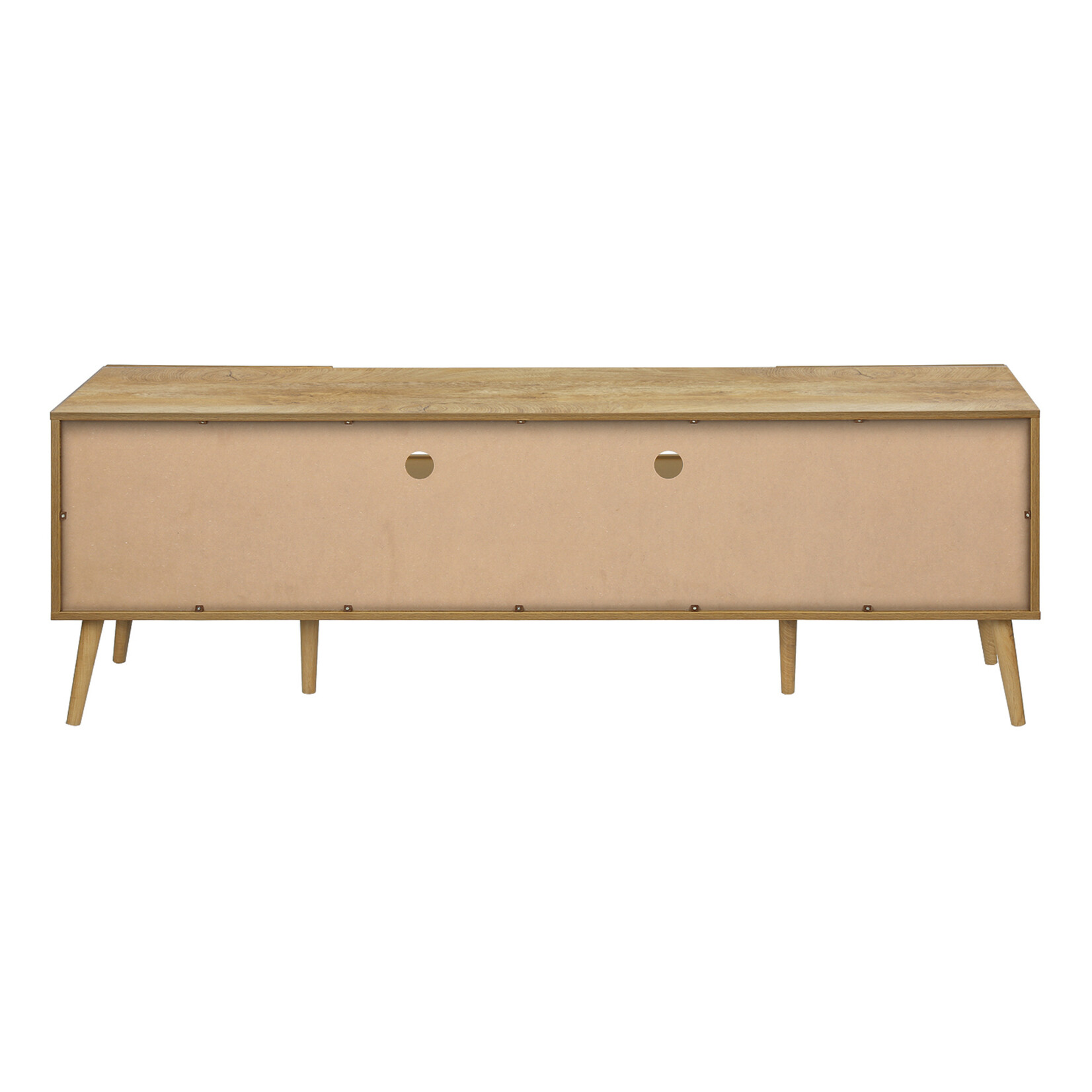 TV STAND - 72"L / WALNUT WITH STORAGE