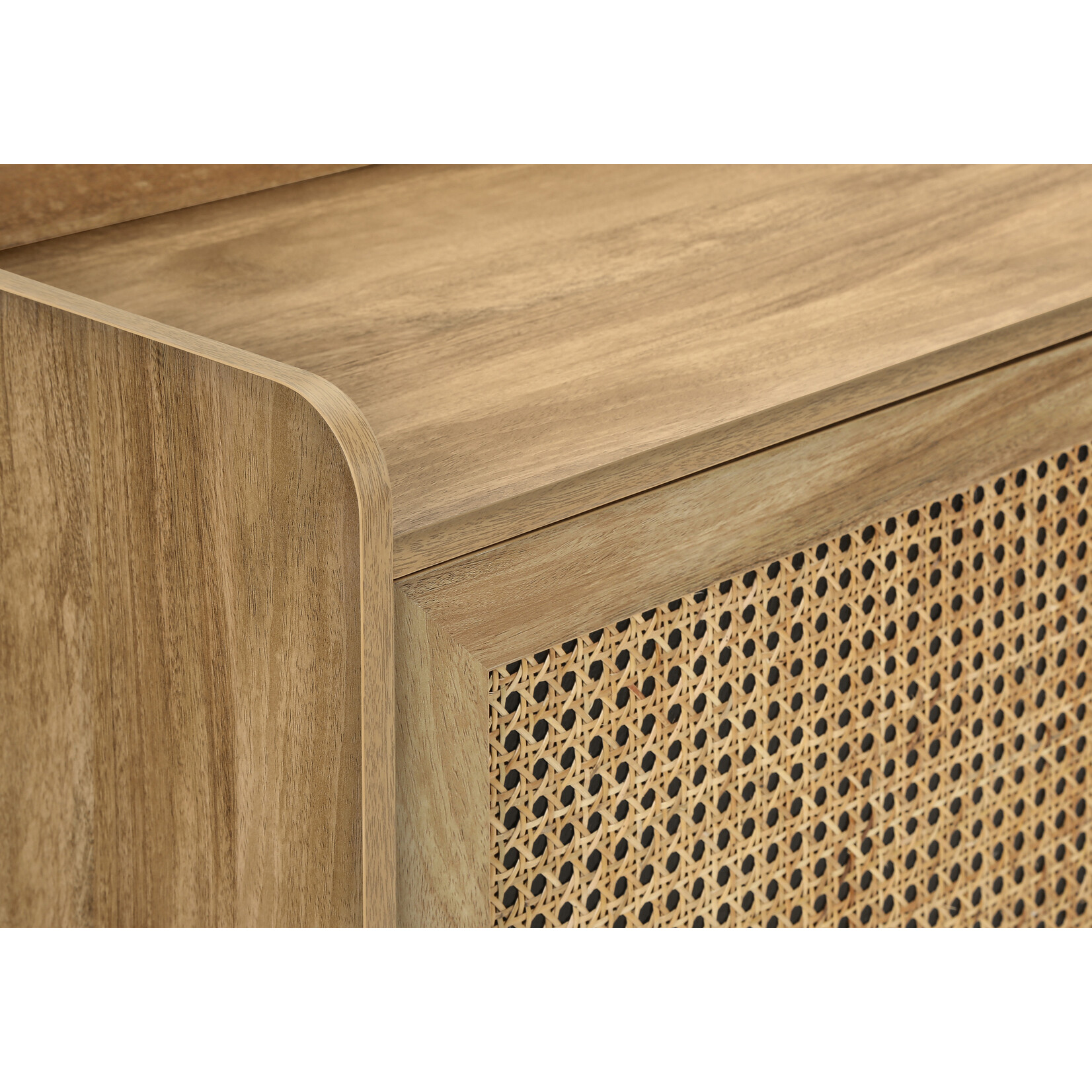 TV STAND - 72"L / WALNUT WITH STORAGE