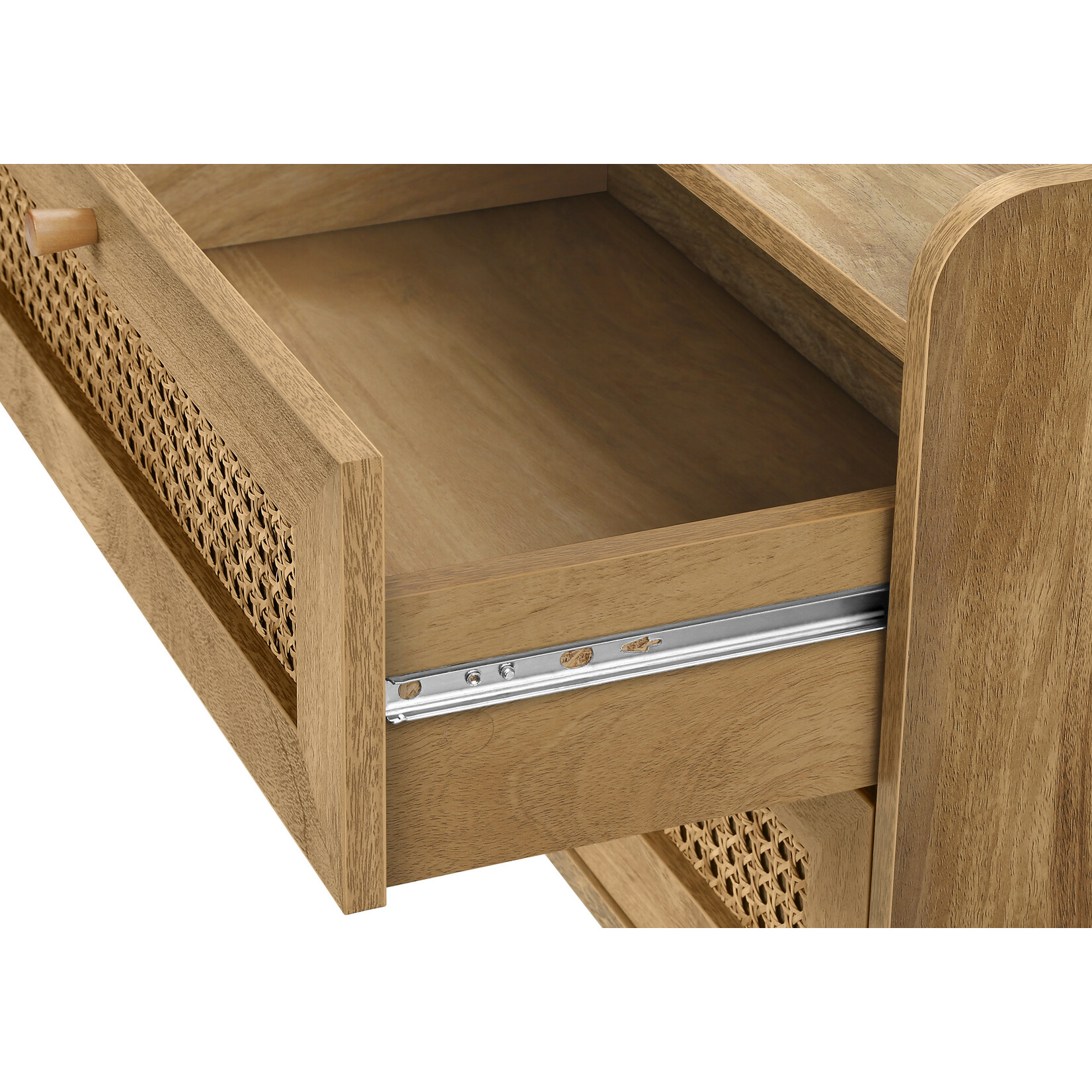 MEUBLE TV - 72"L / NOYER AVEC D'ENTREPOSAGE