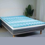 7-Zones Memory Foam Mattress Topper,