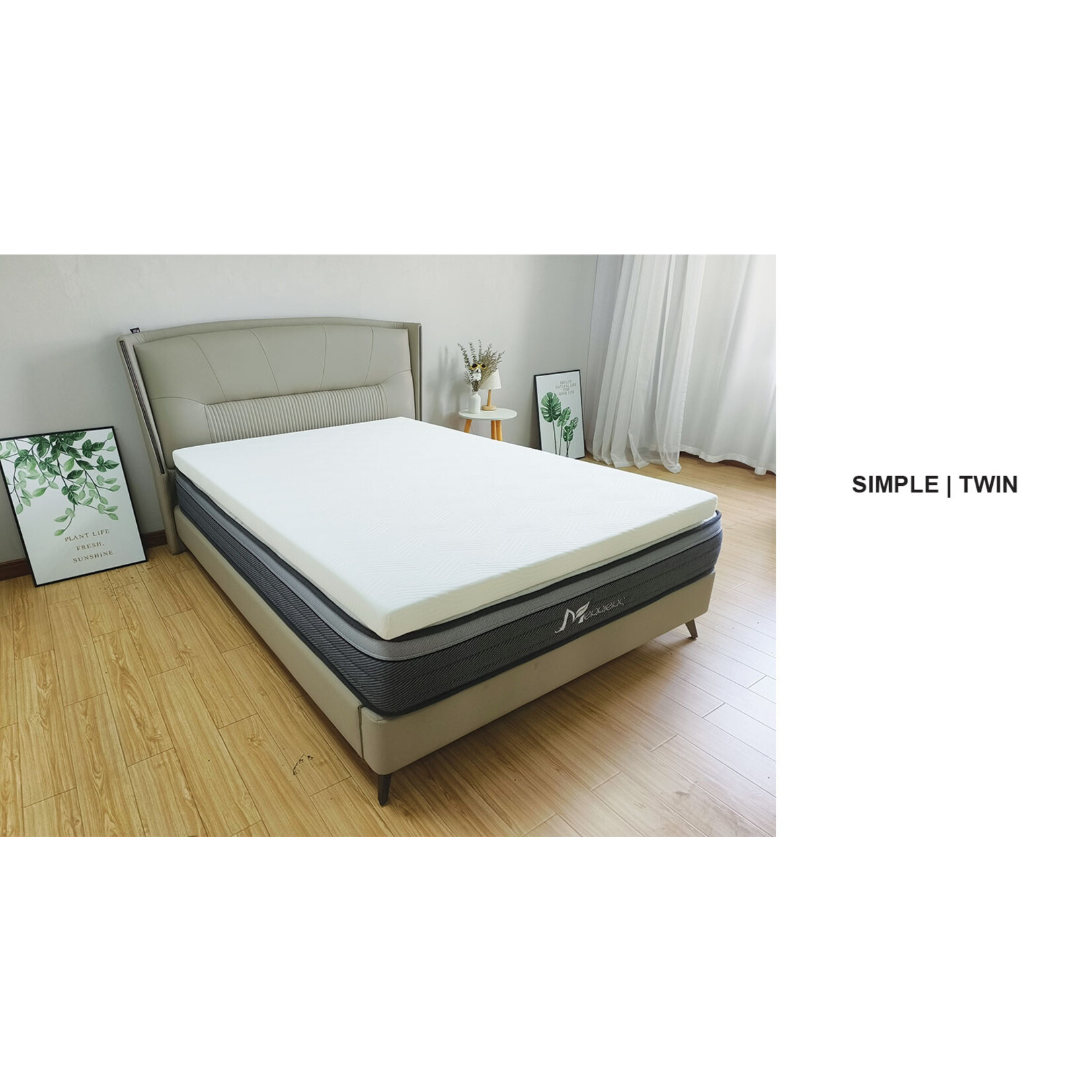 3IN Memory Foam Mattress Topper,