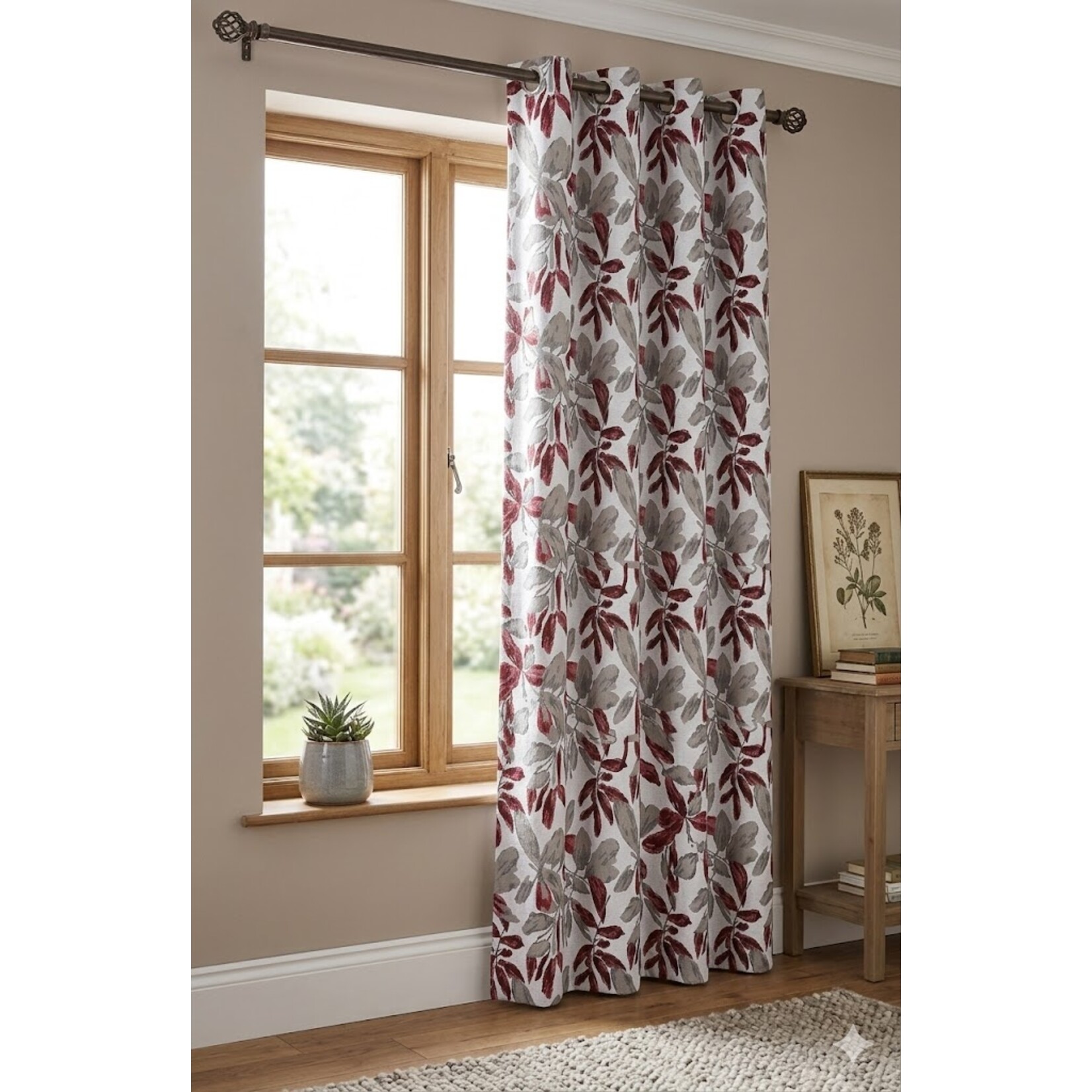 54x63" Deluxe Jacq Grommet Panel -Red