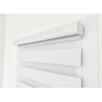 ITY INTERNATIONAL Holly Stone Blackout White Cordless Blinds,