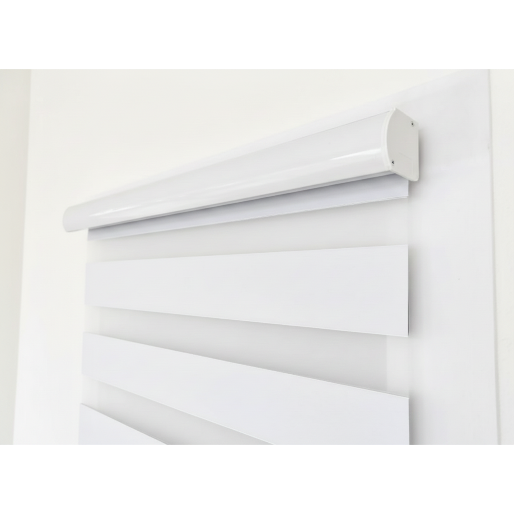 ITY INTERNATIONAL Holly Stone Blackout White Cordless Blinds,