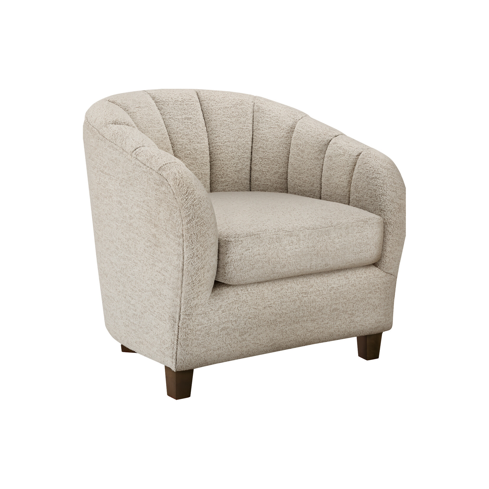 Accent Armchair, Cream Fabric
