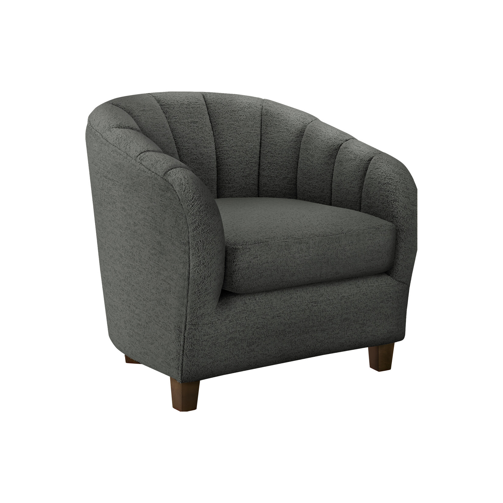Chaise d'Appoint, Tissus Gris Foncé