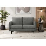 Love Seat 57"Long, Grey Fabric