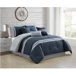 Hugo 7pcs Luxury Comforter Set,