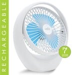 Ventilateur de Bureau Rechargeable Hauz de 7 po