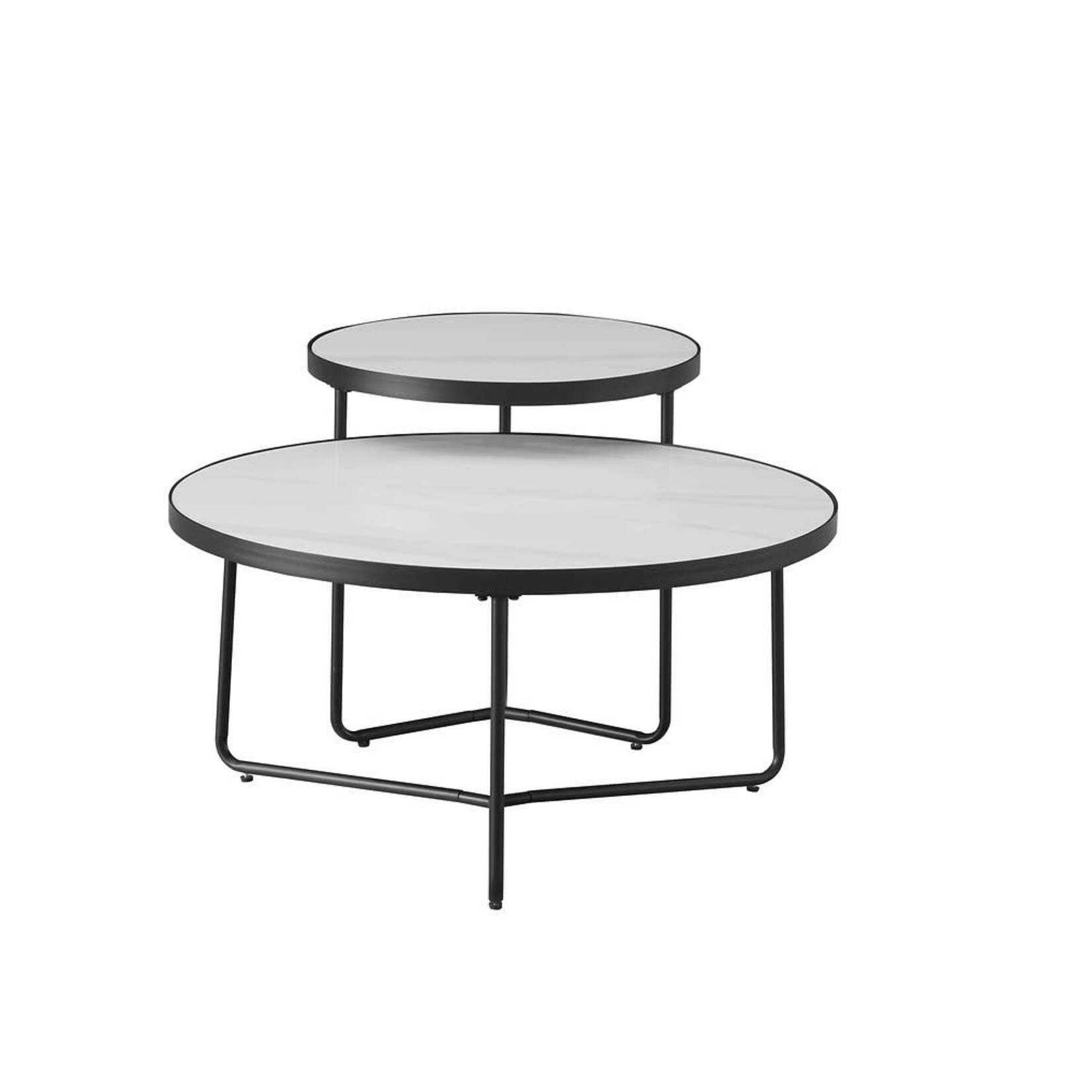 2Pc Coffee Set (Snowy White Stone)