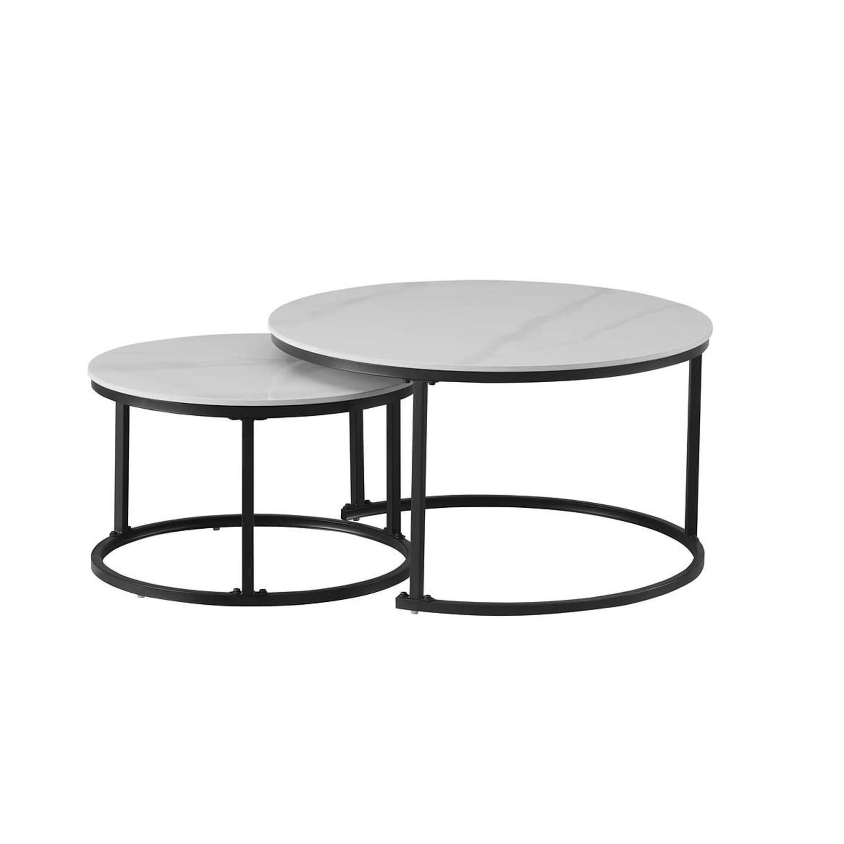 2Pc Coffee Set (Snowy White Stone)