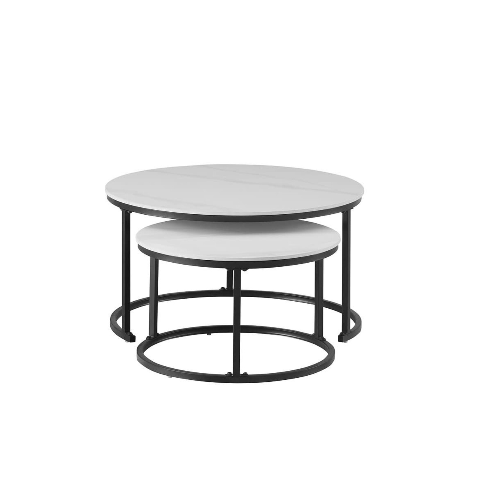 2Pc Coffee Set (Snowy White Stone)