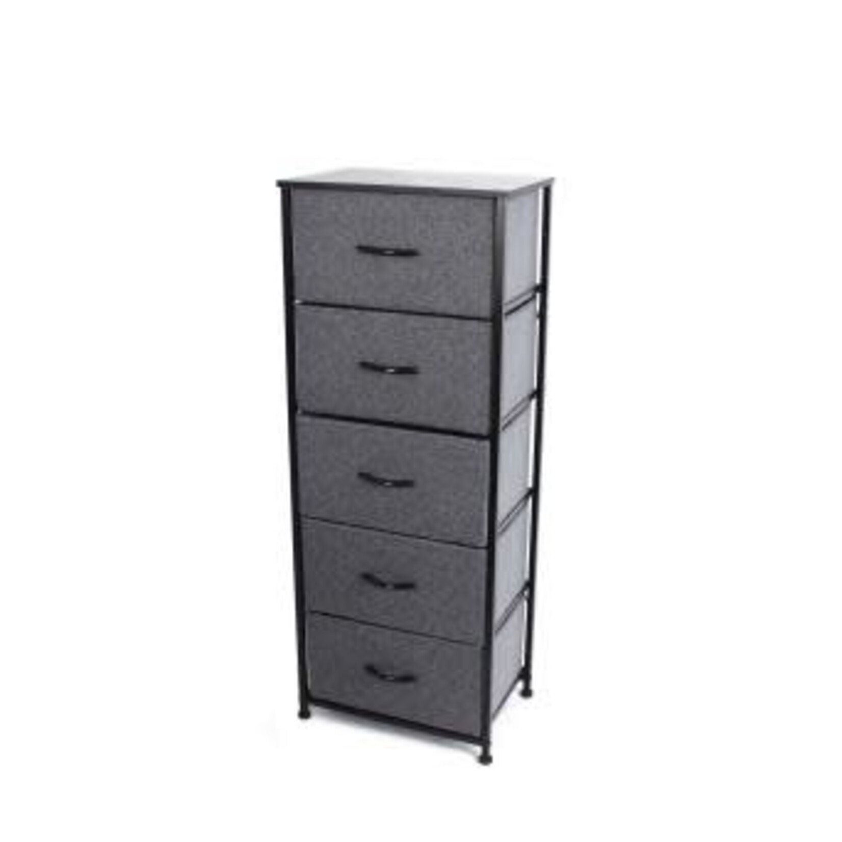 ITY INTERNATIONAL 5-Drawer Fabric Organizer, Grey