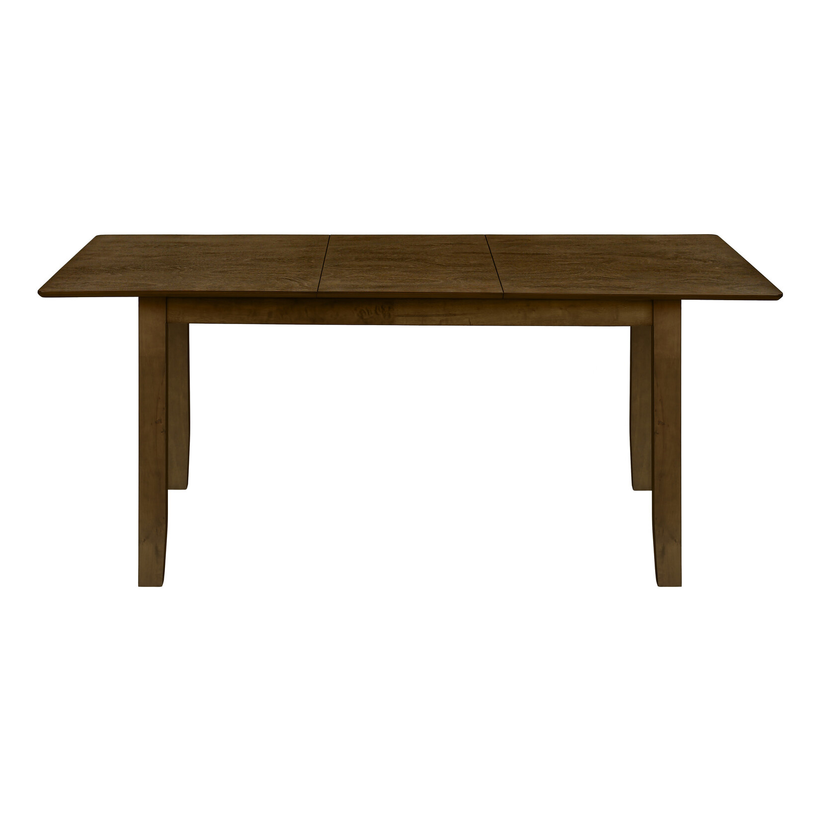 Table à Manger avec Extension, Fini Noyer Brun, 36"x 72"/ 18" Extension