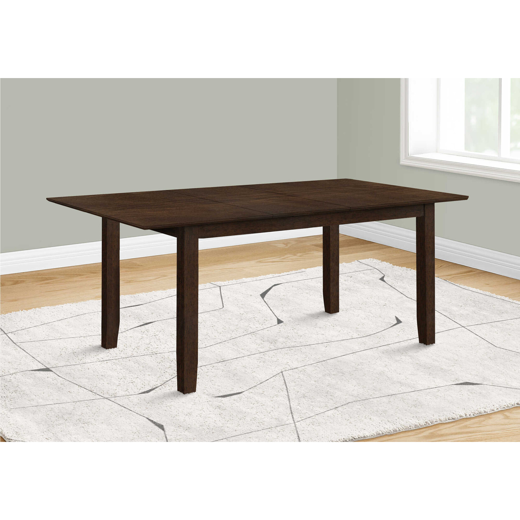 DINING TABLE - 42"X 78"/ 18" EXTENSION PANEL - ES