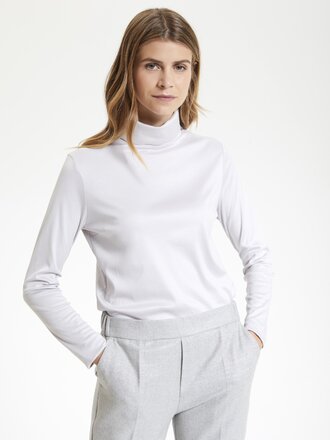 Biancalancia High neck t-shirt light gray silver Biancalancia High neck t-shirt light gray silver