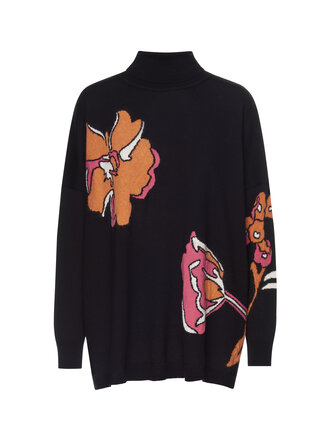 Sfizio Pull fleur laine mohair Sfizio Pull fleur laine mohair