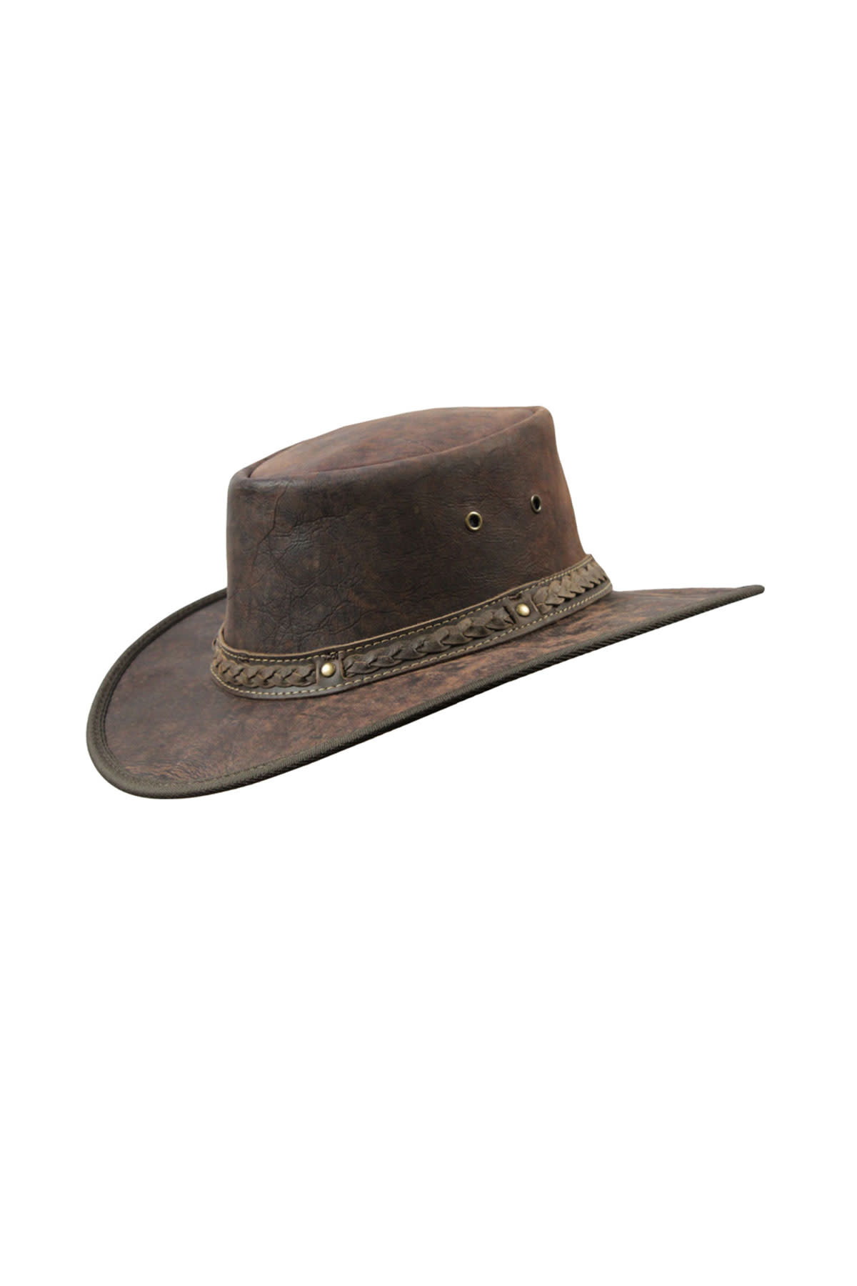 Barmah Crackle Kangaroo Leather Hat