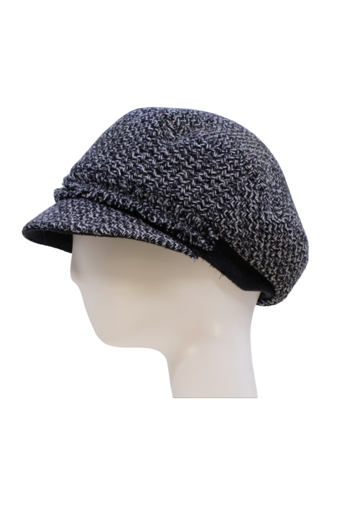 Lillie and Cohoe Lillie and Cohoe Black & Grey Penny Cap
