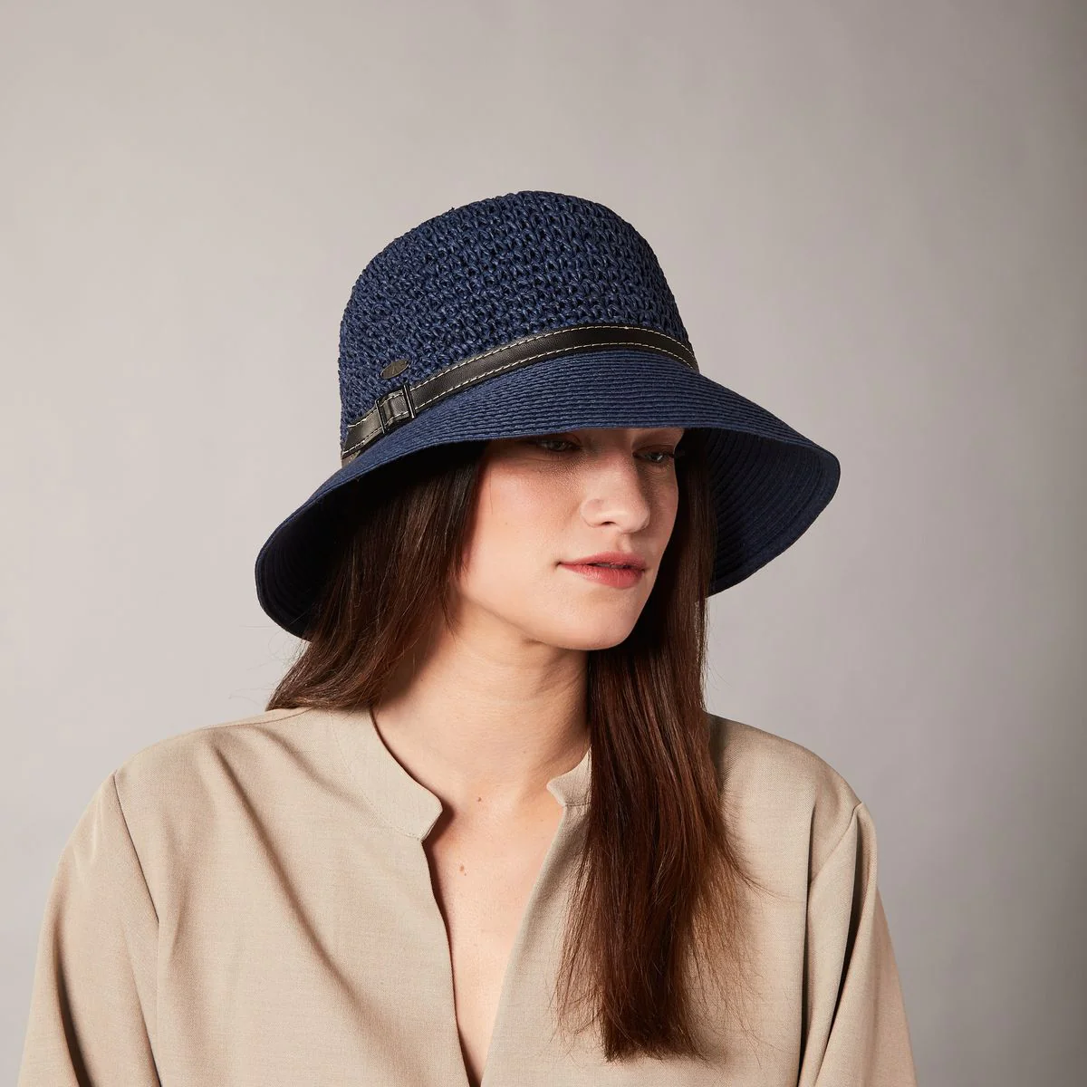 Ladies Wax Waterproof Bucket Cloche Hat -- The Hat Outlet