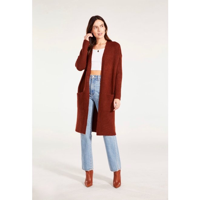 BK306861 BBDakota Long Cardigan - The Leather House