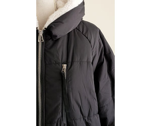 dex women's hooded puffer jacket