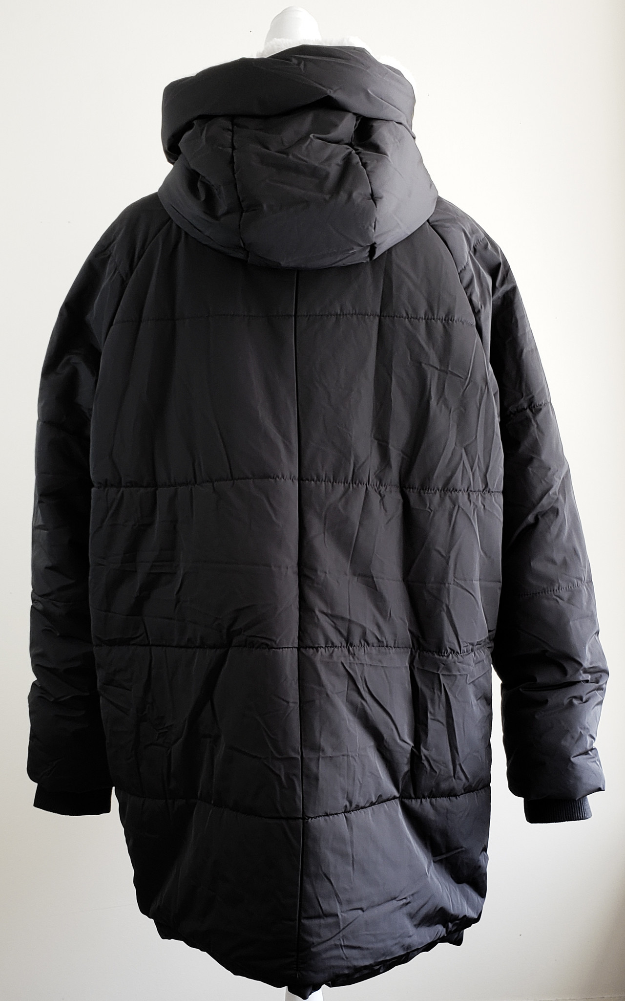 dex women's hooded puffer jacket