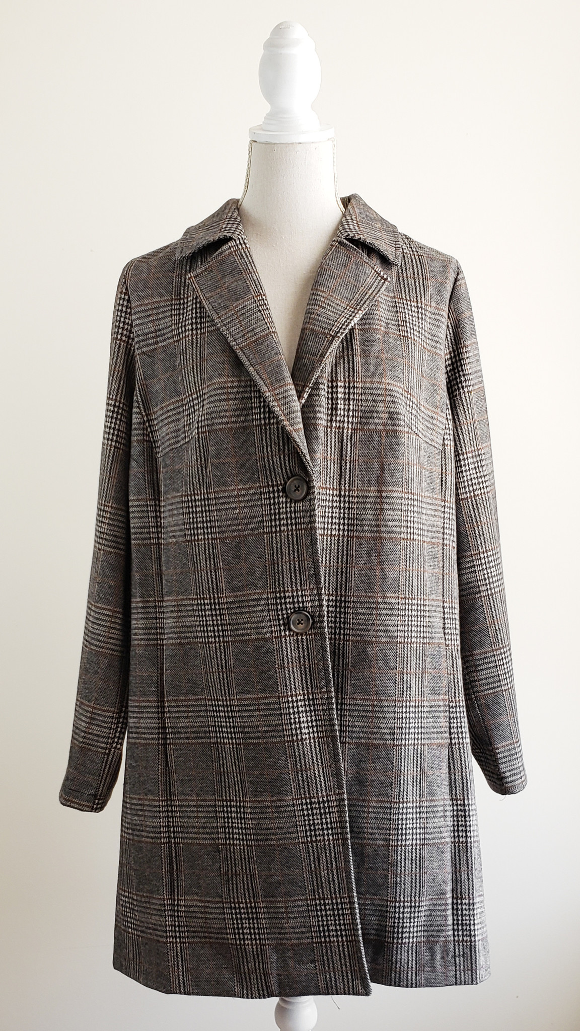 Dex clearance plaid coat