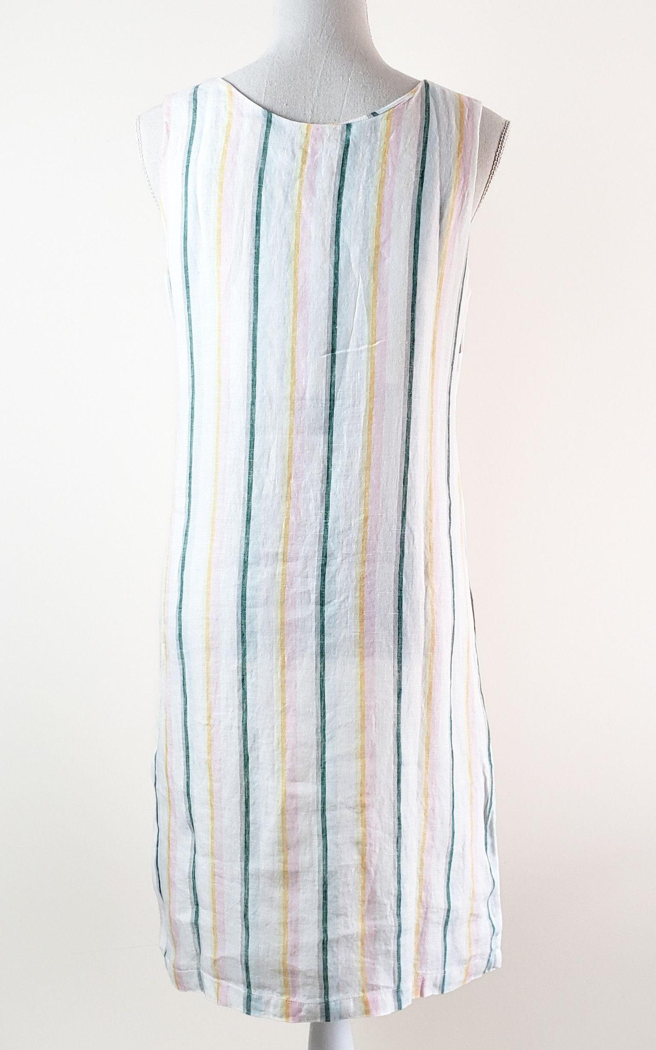 Charlie B Striped Linen Dress - The Leather House