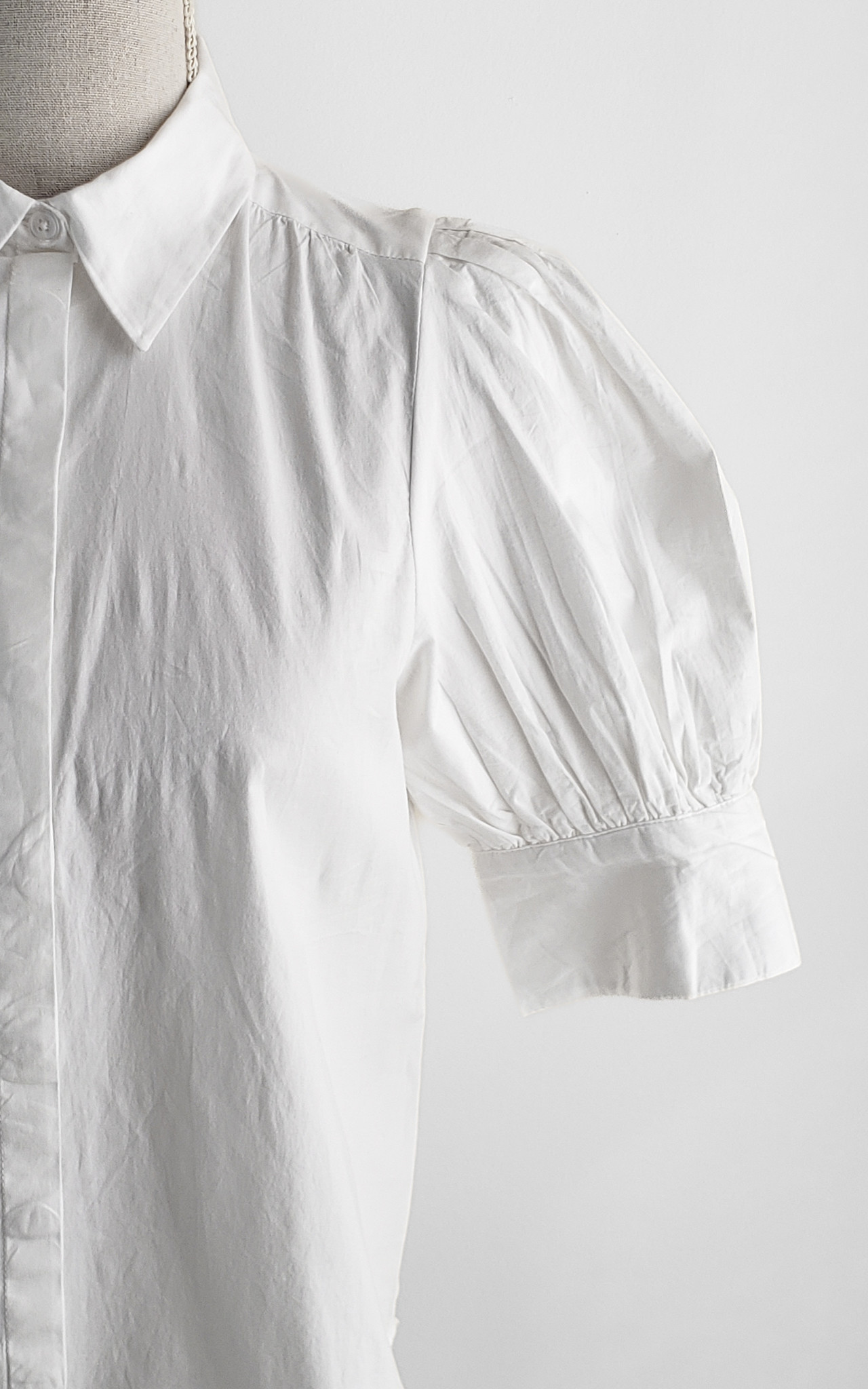 Puro Lino Linen Blouse Shirt, Tunic Blouse with Pattern, White : :  Fashion