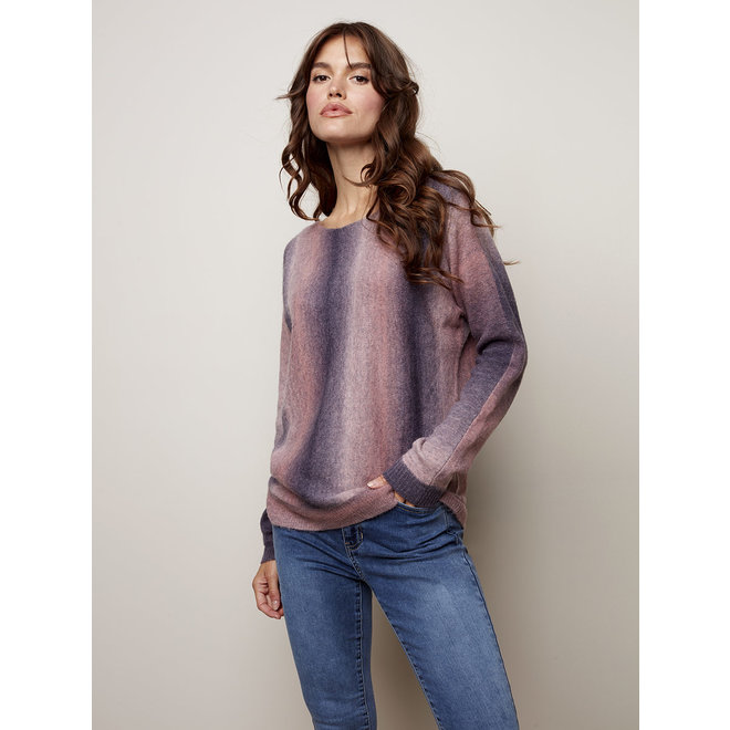 Ombre Space Dye Dolman Sweater