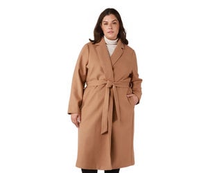 FINAL SALE* DEX, There She Goes Longline Belted Coat
