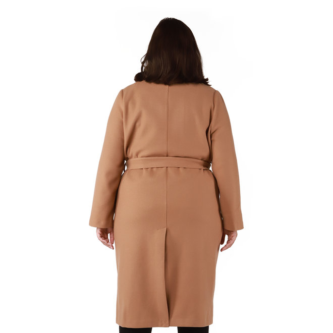 Long Line Belted Coat