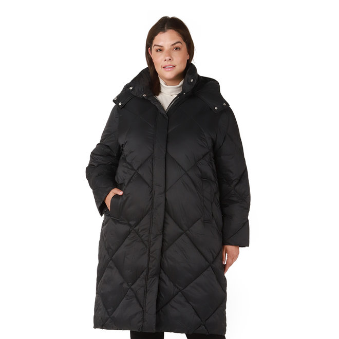Long Line Quilted Puffer