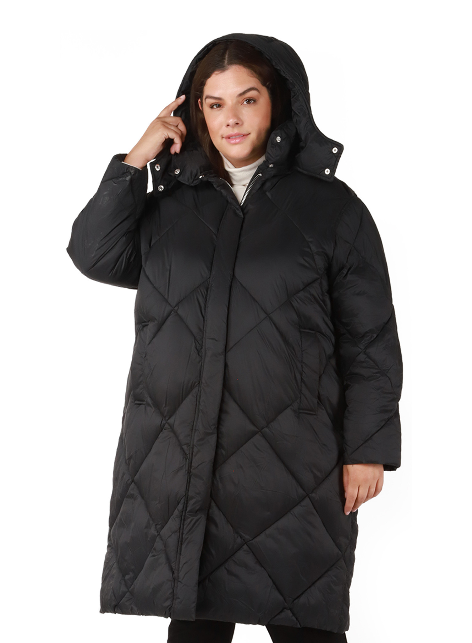 2079530 Dex P LongLine Quilted Puffer - The Leather House