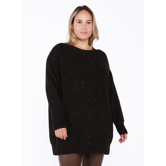 Crew Neck Tunic Sweater