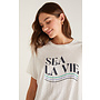 Oversized Sea La Vie Tee
