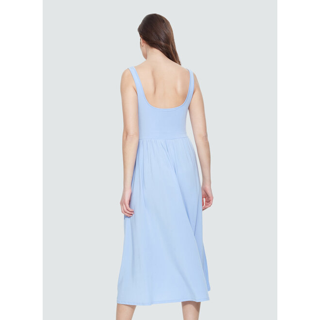 Banded Waist Knit Midi Dress (2 colours)