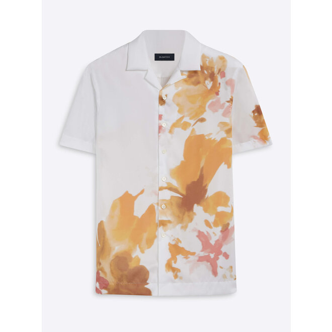 Short Sleeve Dandelion Print Shirt