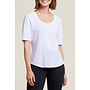 Elbow Sleeve Scoop Neck Tee (4 colours)