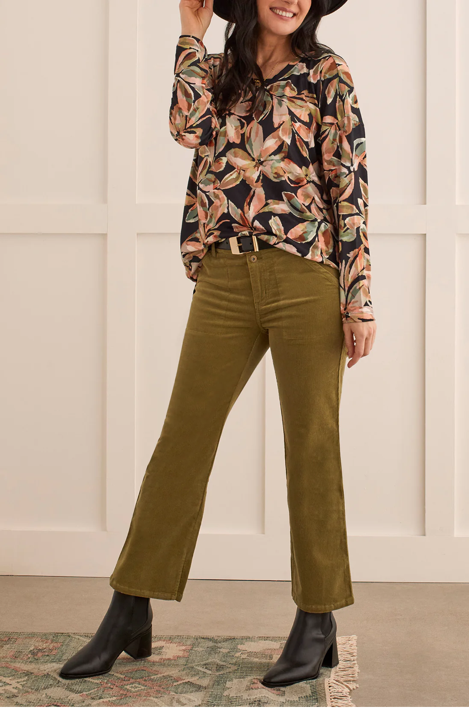 Crew neck top cheap