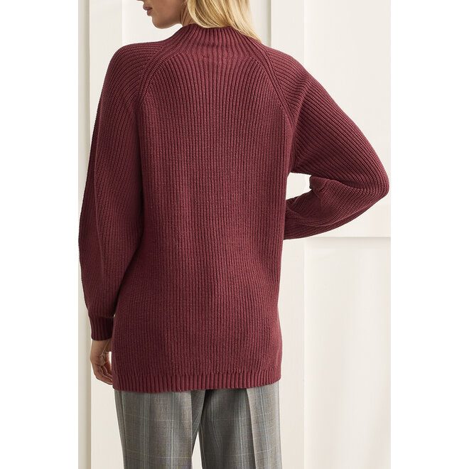 Mock Neck Long Sweater (2 colours)