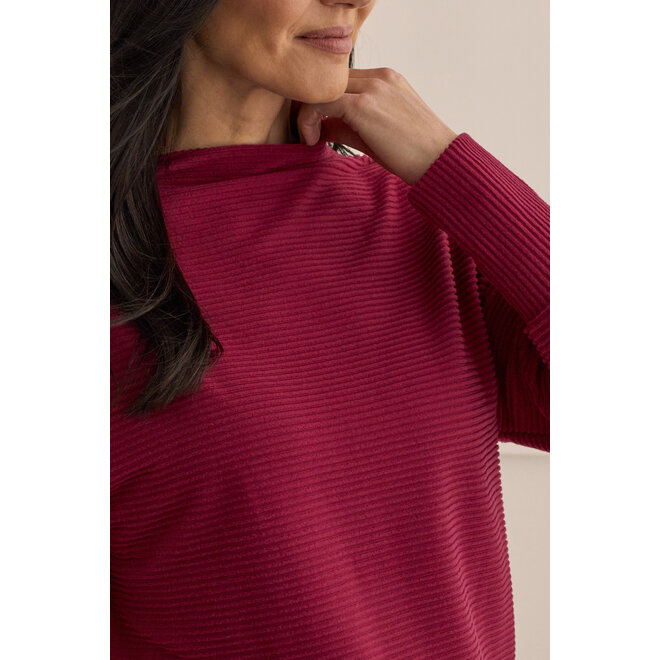 Funnel Neck Tunic With Slits (3 colours)