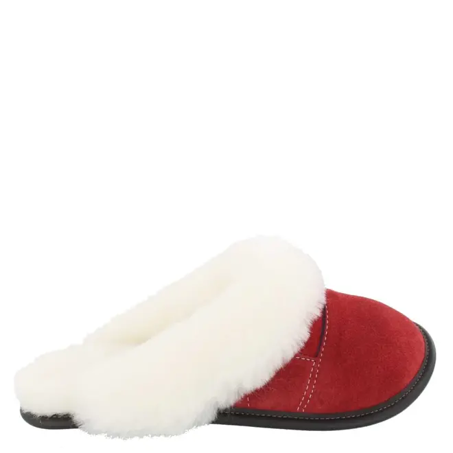 Sheepskin Slip On Cuffed Ladies Slippers (more colours)