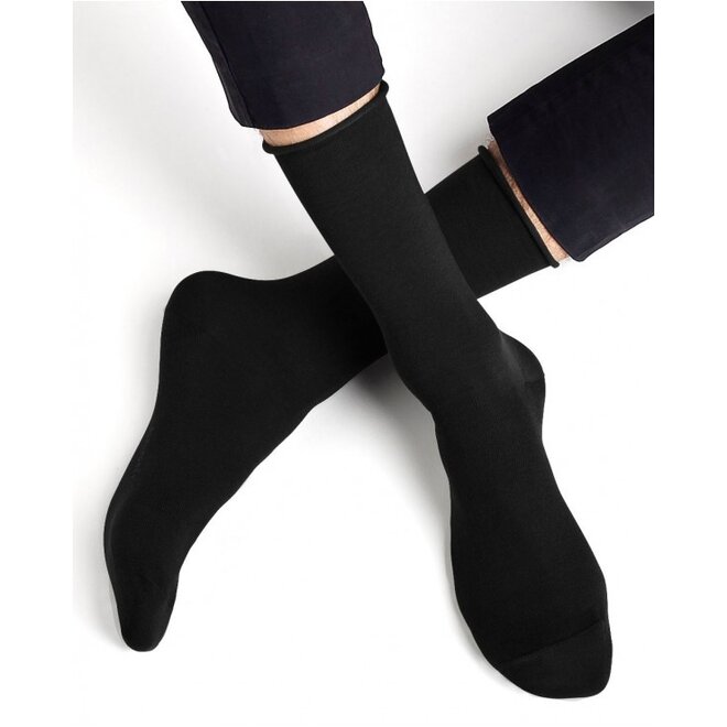 Egyptian Cotton Rolled Edge Socks (3 colours)