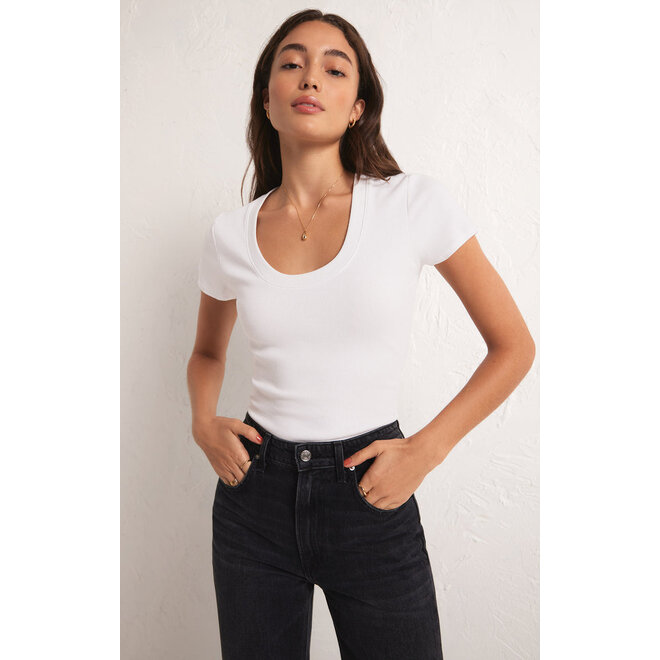 Sirena Rib Short Sleeve Tee
