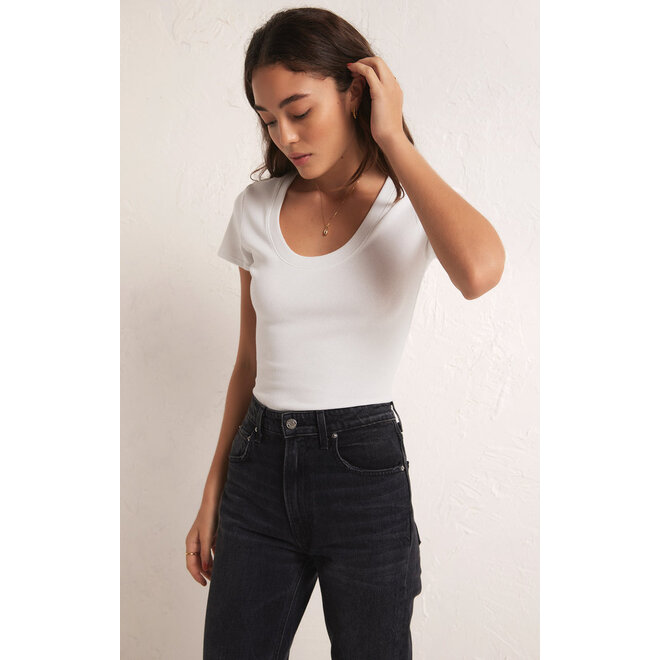 Sirena Rib Short Sleeve Tee