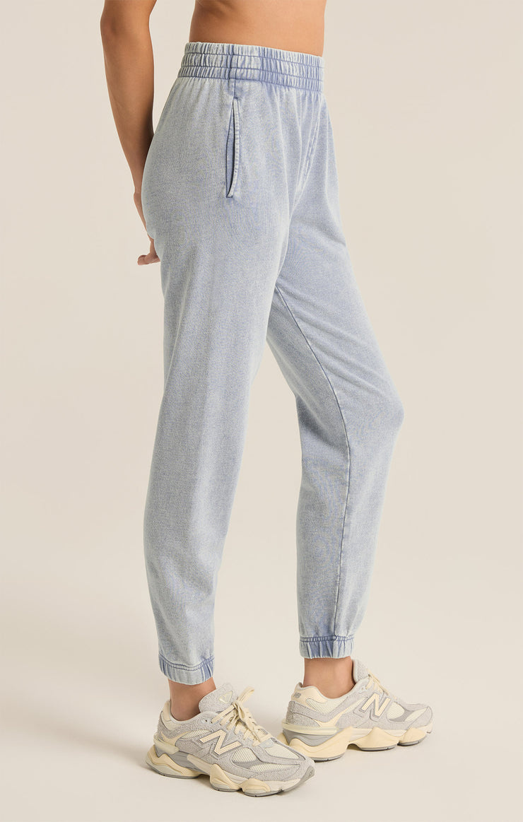 Knit denim jogger deals