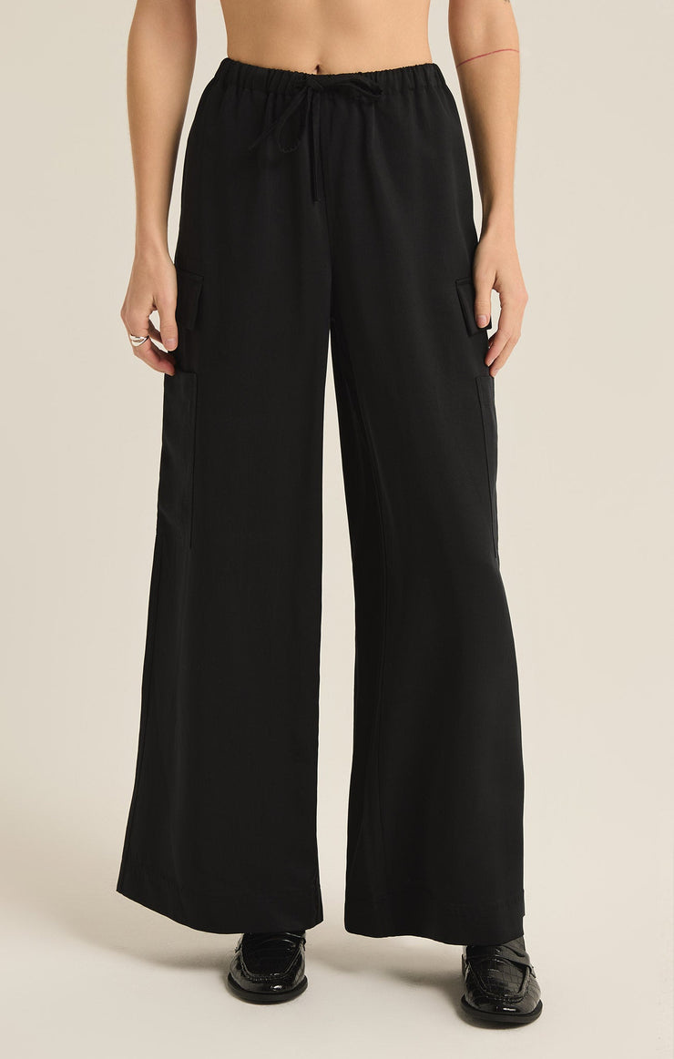 ZP243108 Z Supply Wide Leg Cargo Pant - The Leather House ZP243108 Z Supply Wide Leg Cargo Pant - The Leather House